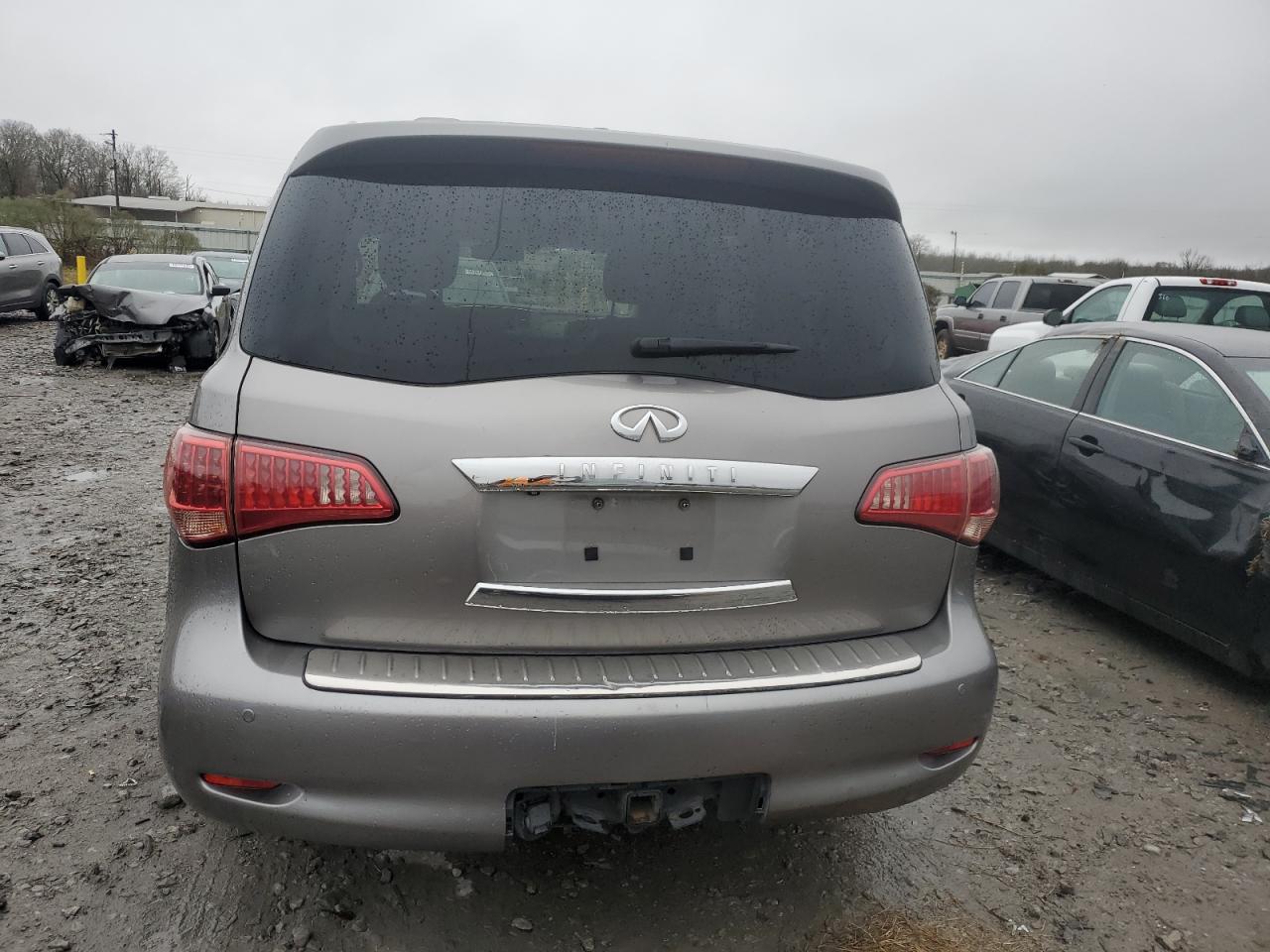 2011 Infiniti QX56 VIN JN8AZ2NE0B9003364 Copart auction photo, front end damage thumbnail 6