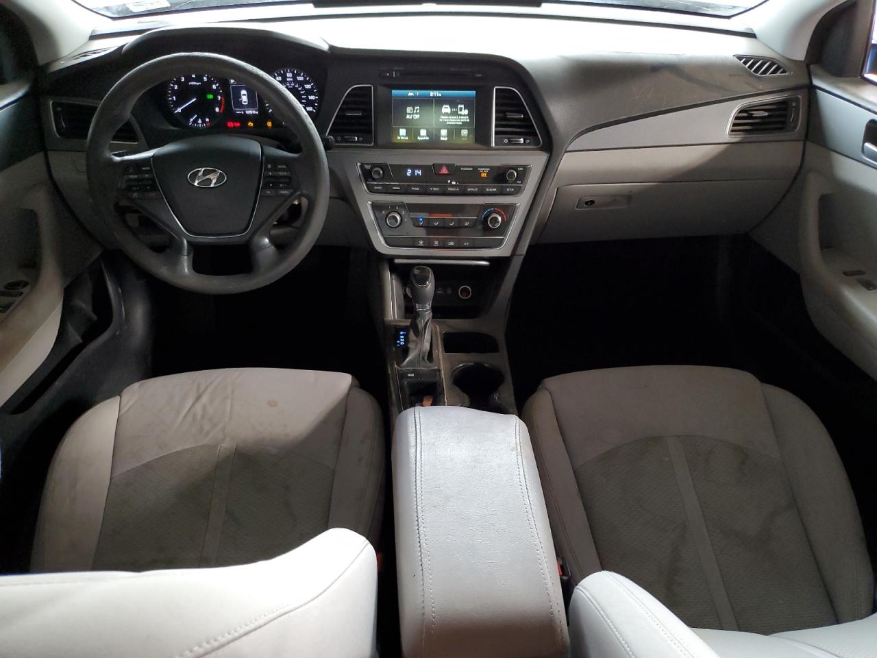 2016 Hyundai Sonata VIN 5NPE24AF0GH347853 Copart auction photo, front end / side damage thumbnail 8