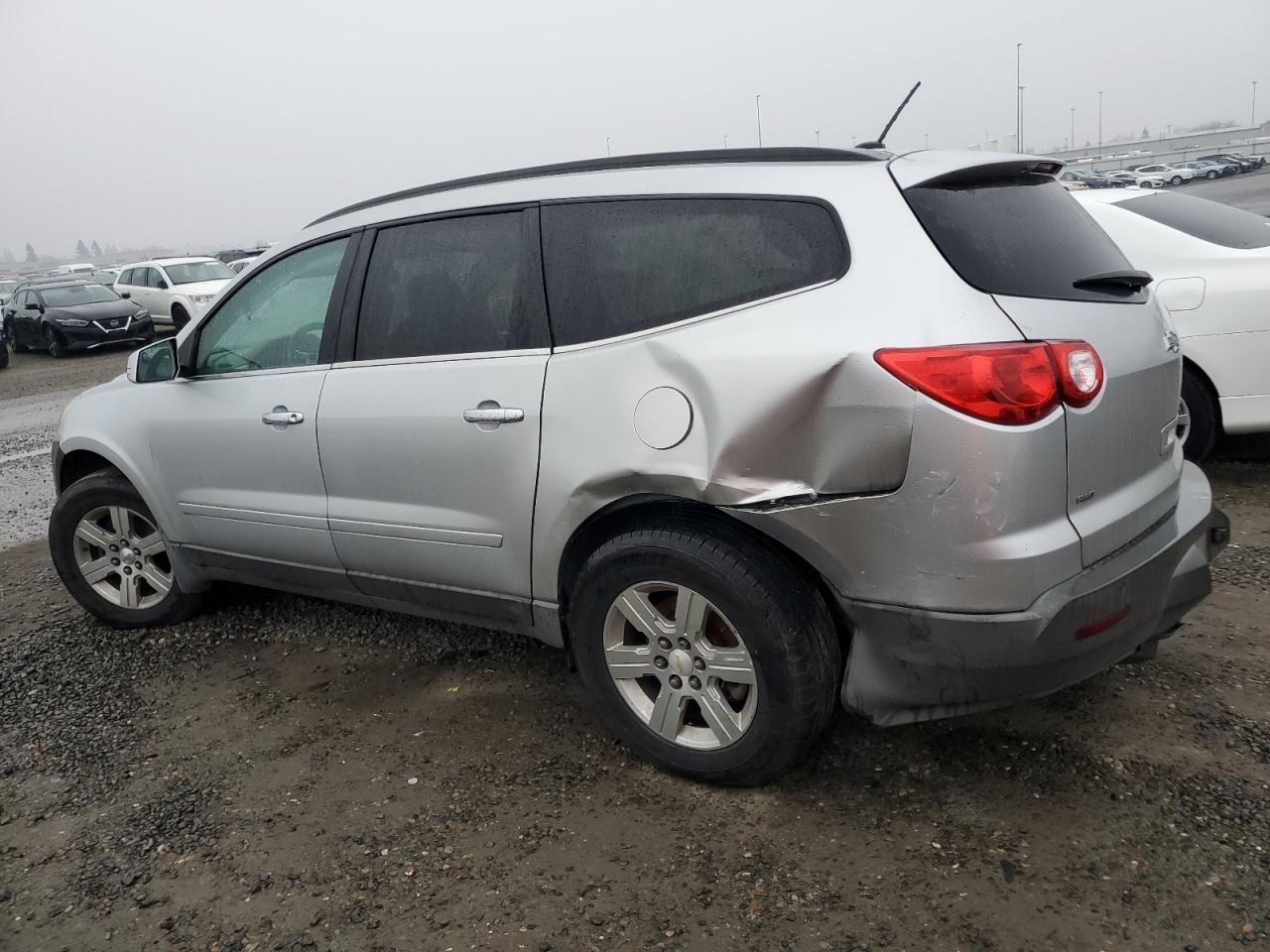 2012 Chevrolet Traverse VIN 1GNKVGED9CJ139760 Copart auction photo, all over damage thumbnail 2