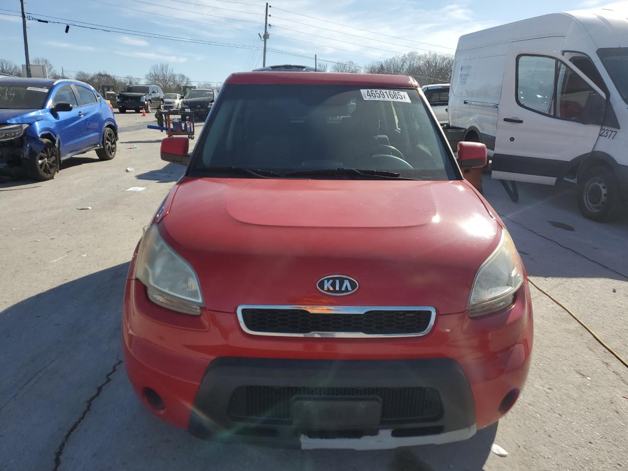 2010 KIA Soul VIN KNDJT2A26A7121471 Copart auction photo, vandalism / mechanical damage thumbnail 5