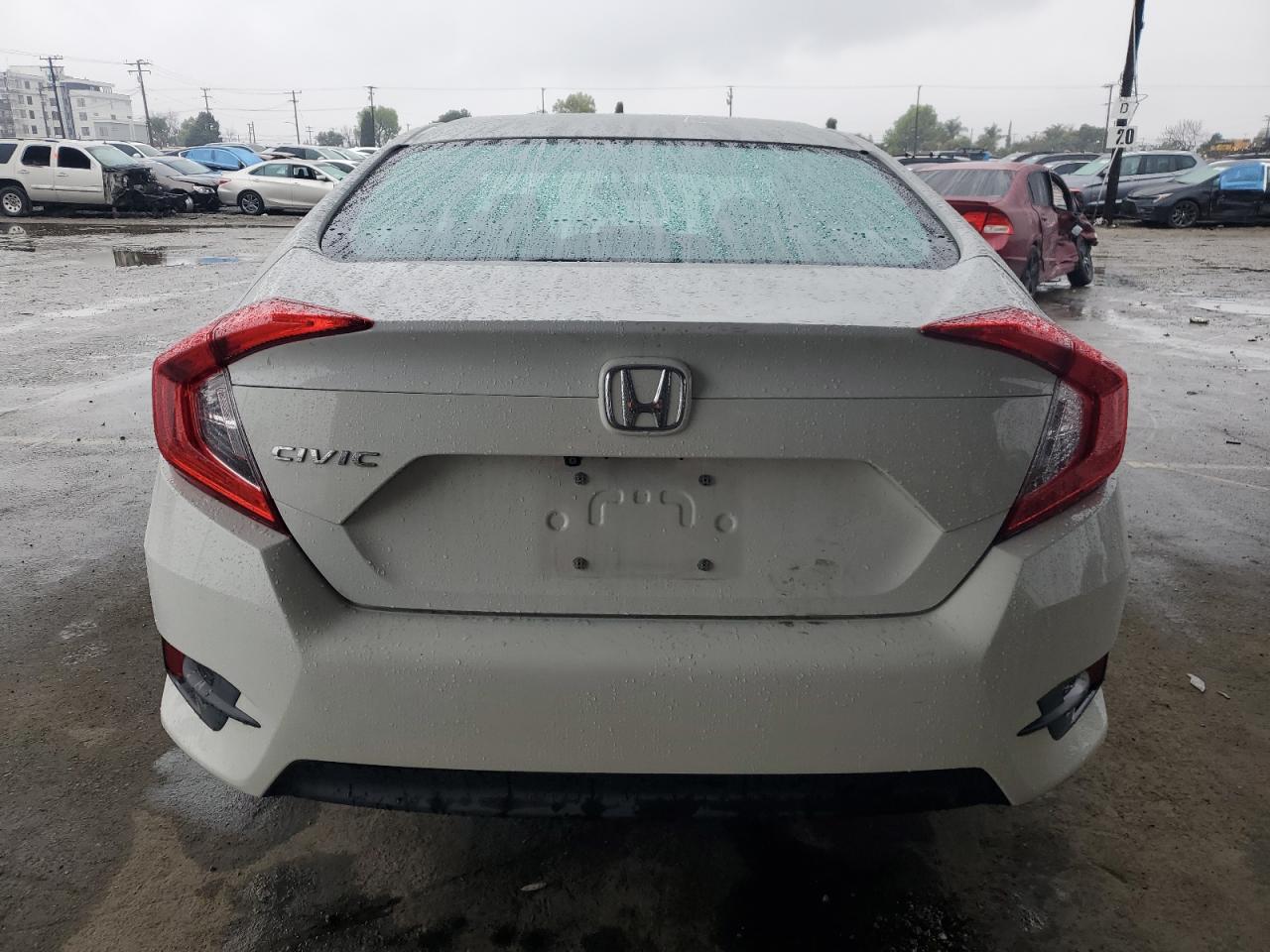 2016 Honda Civic VIN 19XFC2F53GE200260 Copart auction photo, front end / side damage thumbnail 6