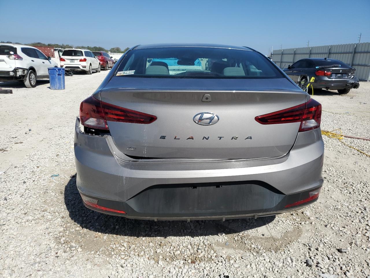 2020 Hyundai Elantra VIN KMHD74LF4LU078147 Copart auction photo, side / rear end damage thumbnail 6