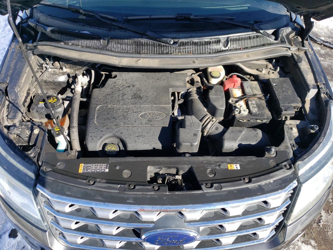 2017 Ford Explorer VIN 1FM5K8F87HGB47653 Copart auction photo, side / hail damage thumbnail 12