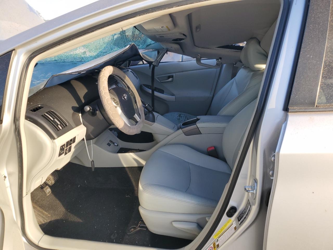 2012 Toyota Prius VIN JTDKN3DU2C1535497 Copart auction photo, all over damage thumbnail 7