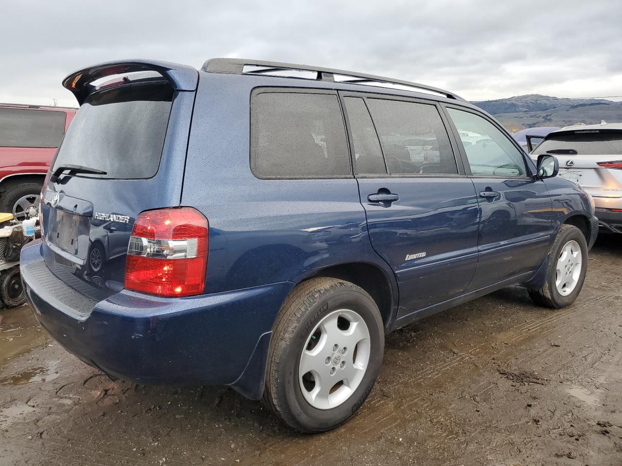 2007 Toyota Highlander VIN JTEEP21A470213379 Copart auction photo, side damage thumbnail 3