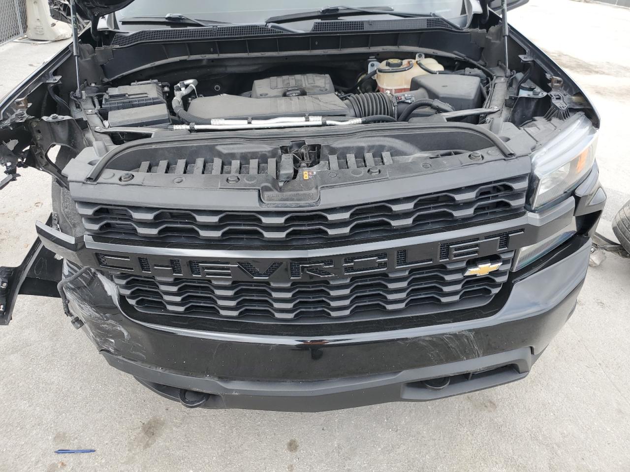 2022 Chevrolet Silverado VIN 3GCPWBEK7NG204512 Copart auction photo, front end / side damage thumbnail 11