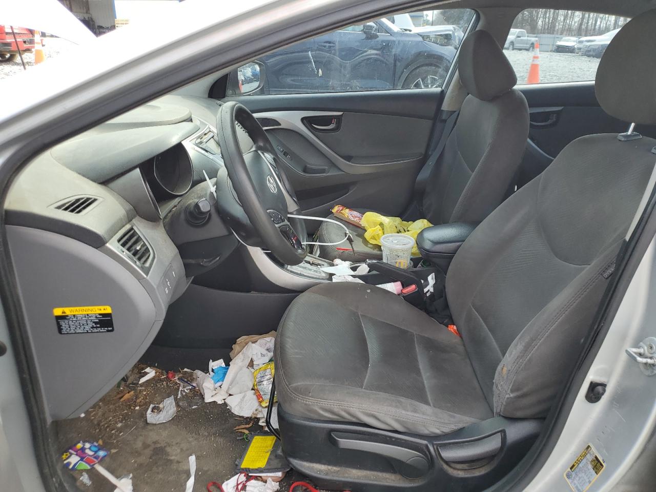 2013 Hyundai Elantra VIN 5NPDH4AE0DH160674 Copart auction photo, mechanical / minor dent/scratches damage thumbnail 7