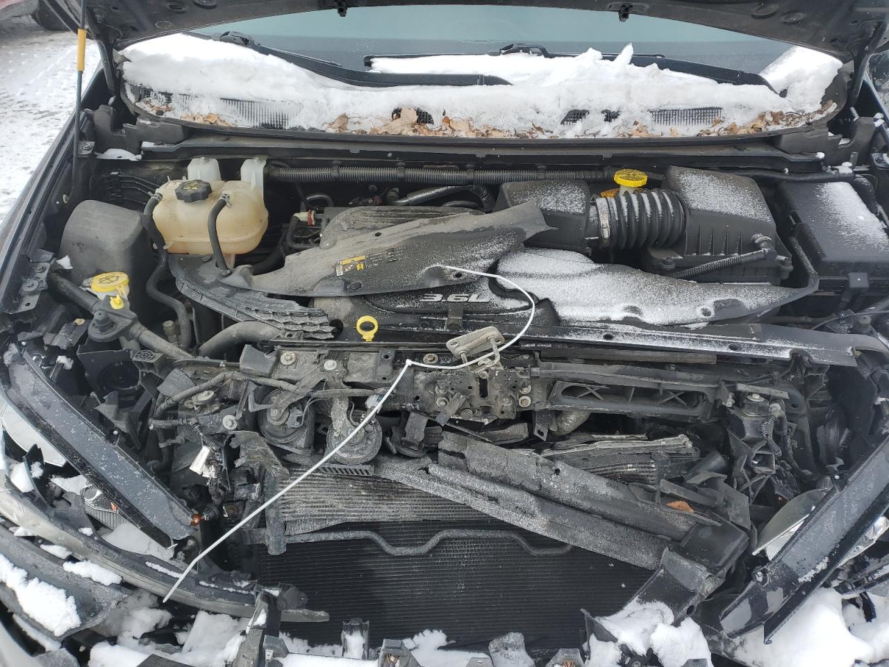 2017 Chrysler Pacifica VIN 2C4RC1CG1HR502854 Copart auction photo, front end damage thumbnail 12