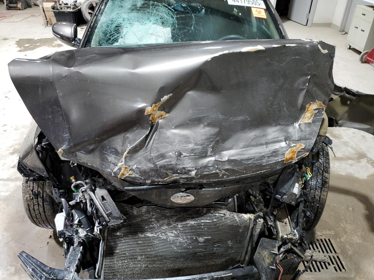 2014 KIA Optima VIN 5XXGM4A71EG287859 Copart auction photo, front end damage thumbnail 12