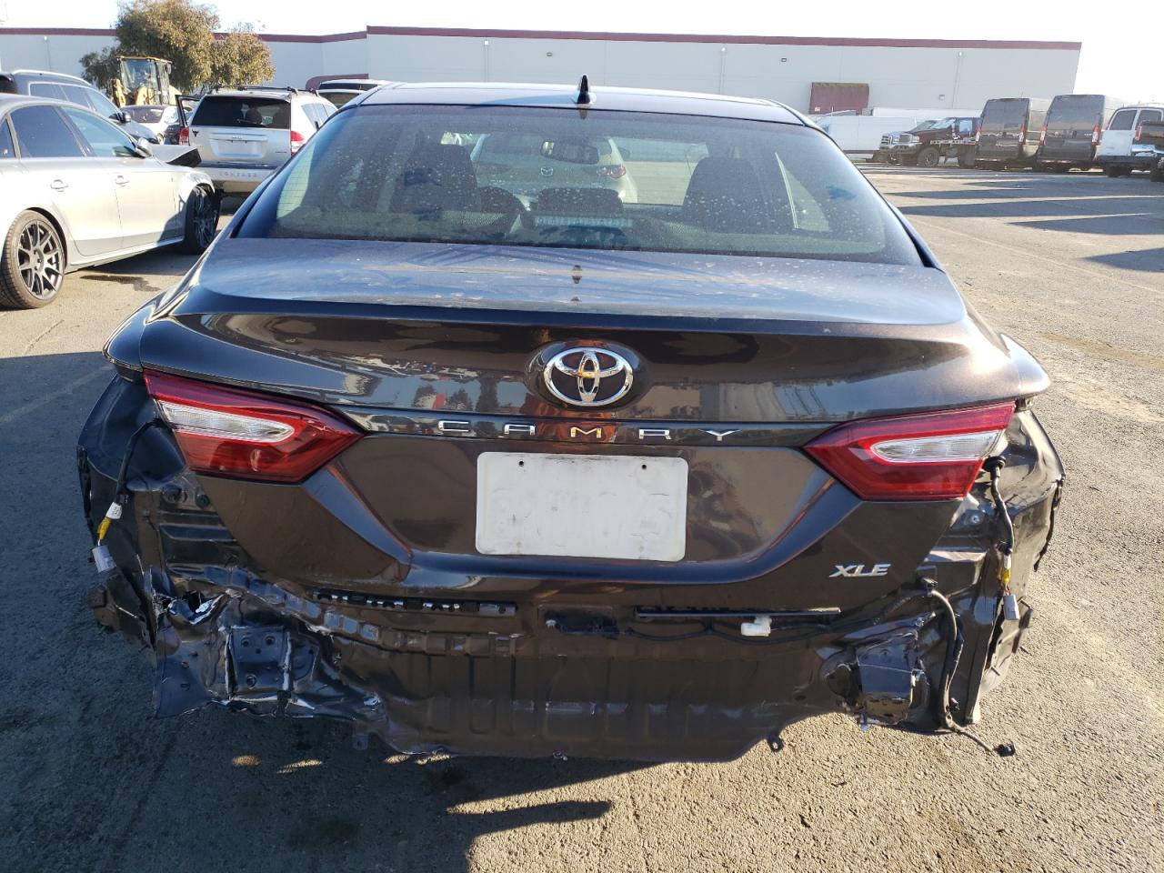 2018 Toyota Camry VIN 4T1BZ1HKXJU005089 Copart auction photo, rear end damage thumbnail 6