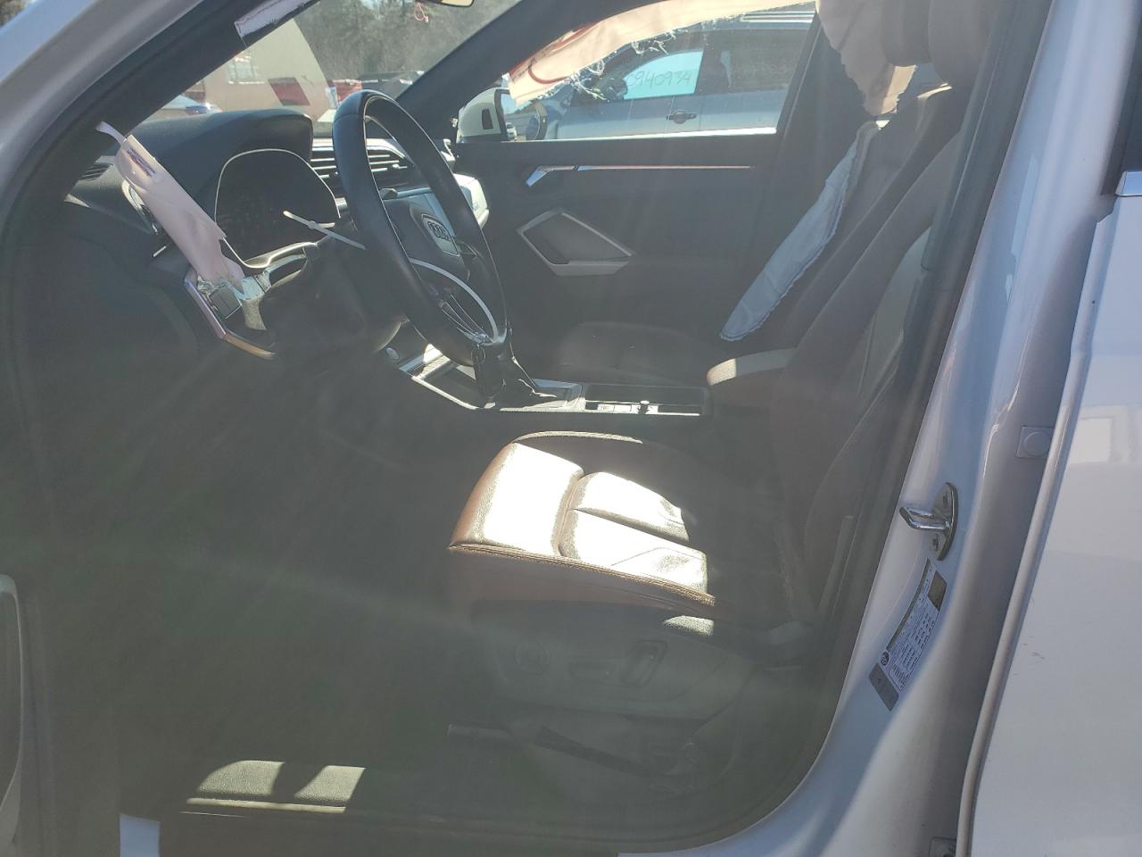 2020 Audi Q3 VIN WA1AECF39L1045150 Copart auction photo, side damage thumbnail 7