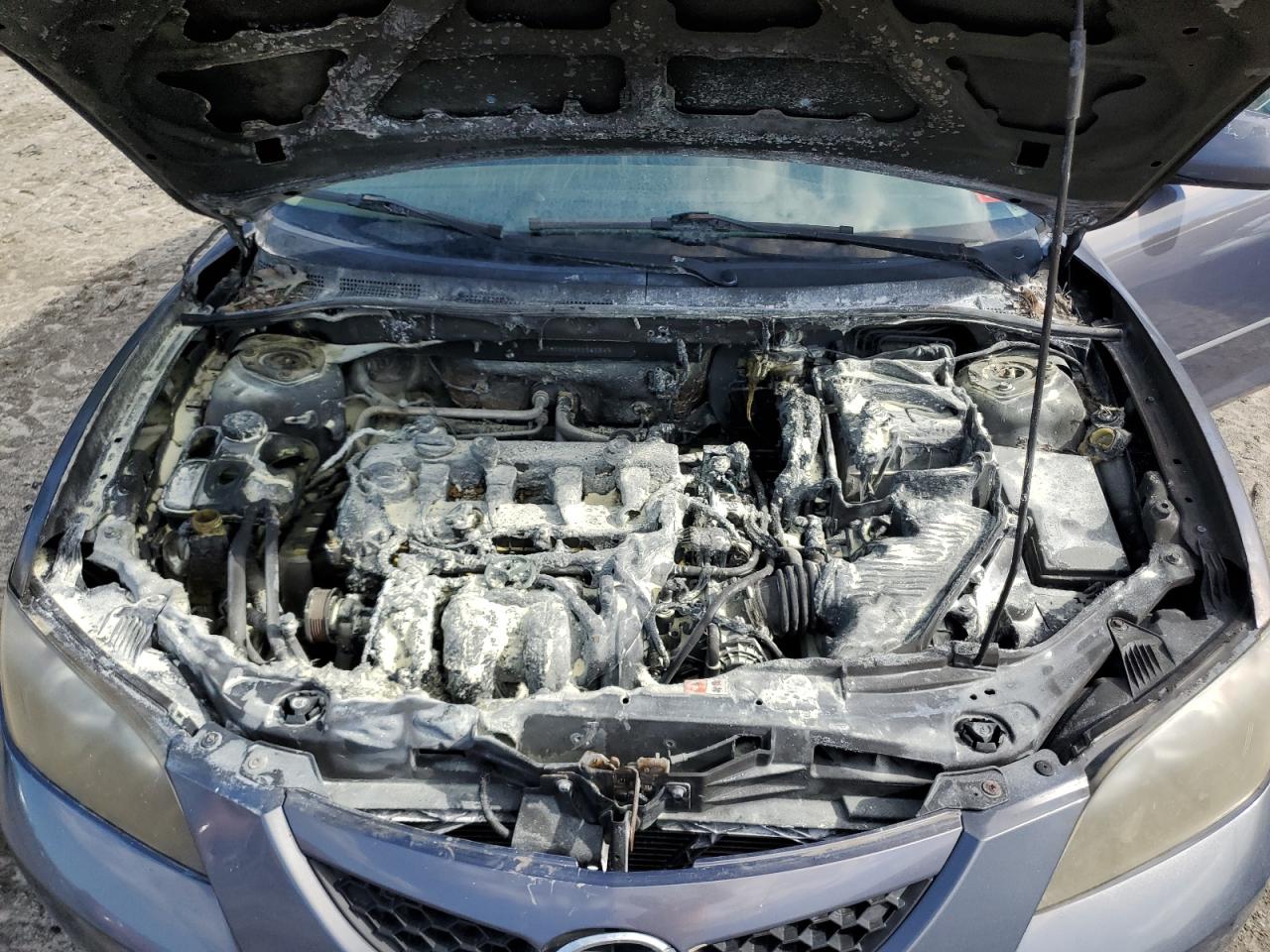 2009 Mazda 3 VIN JM1BK32G591222345 Copart auction photo, burn / front end damage thumbnail 12