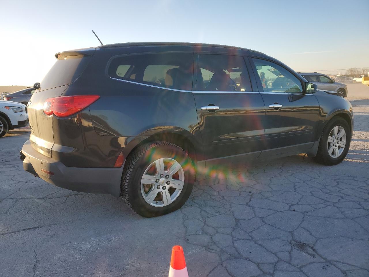2012 Chevrolet Traverse VIN 1GNKVJED9CJ116279 Copart auction photo, front end damage thumbnail 3