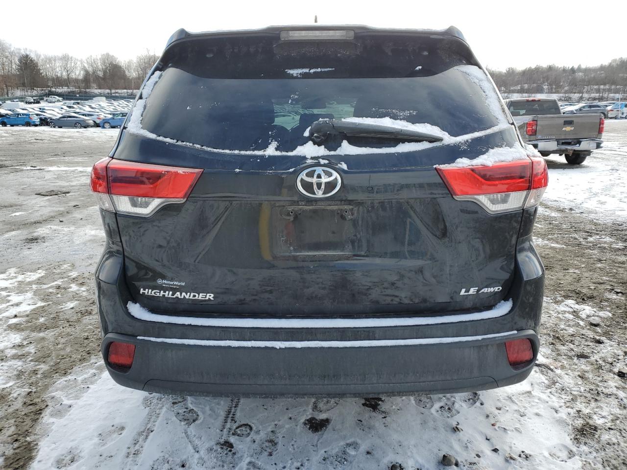 2019 Toyota Highlander VIN 5TDBZRFHXKS919133 Copart auction photo, front end damage thumbnail 6