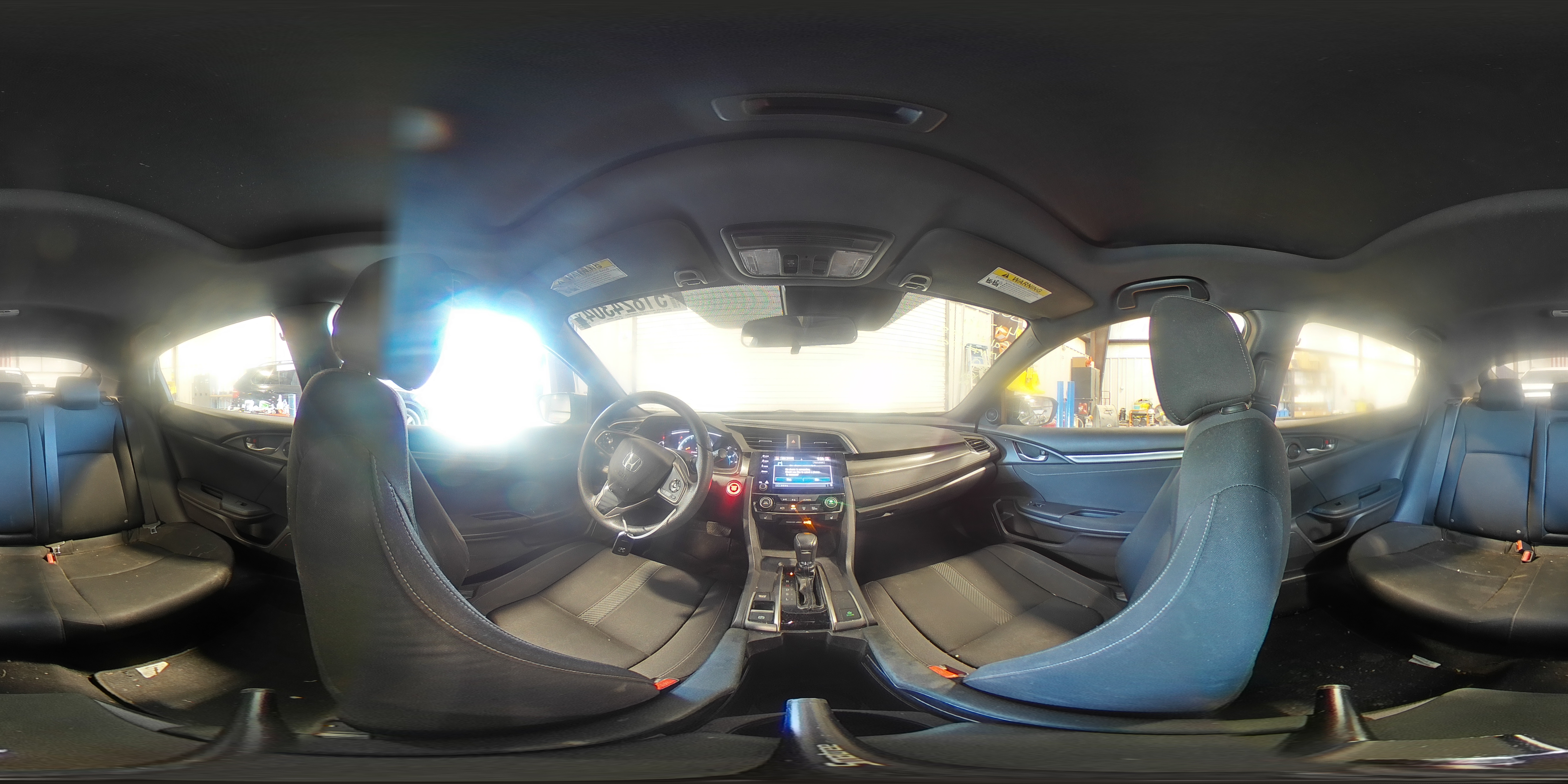 2019 Honda Civic VIN SHHFK7H62KU204503 Copart auction photo, rear end damage thumbnail 13