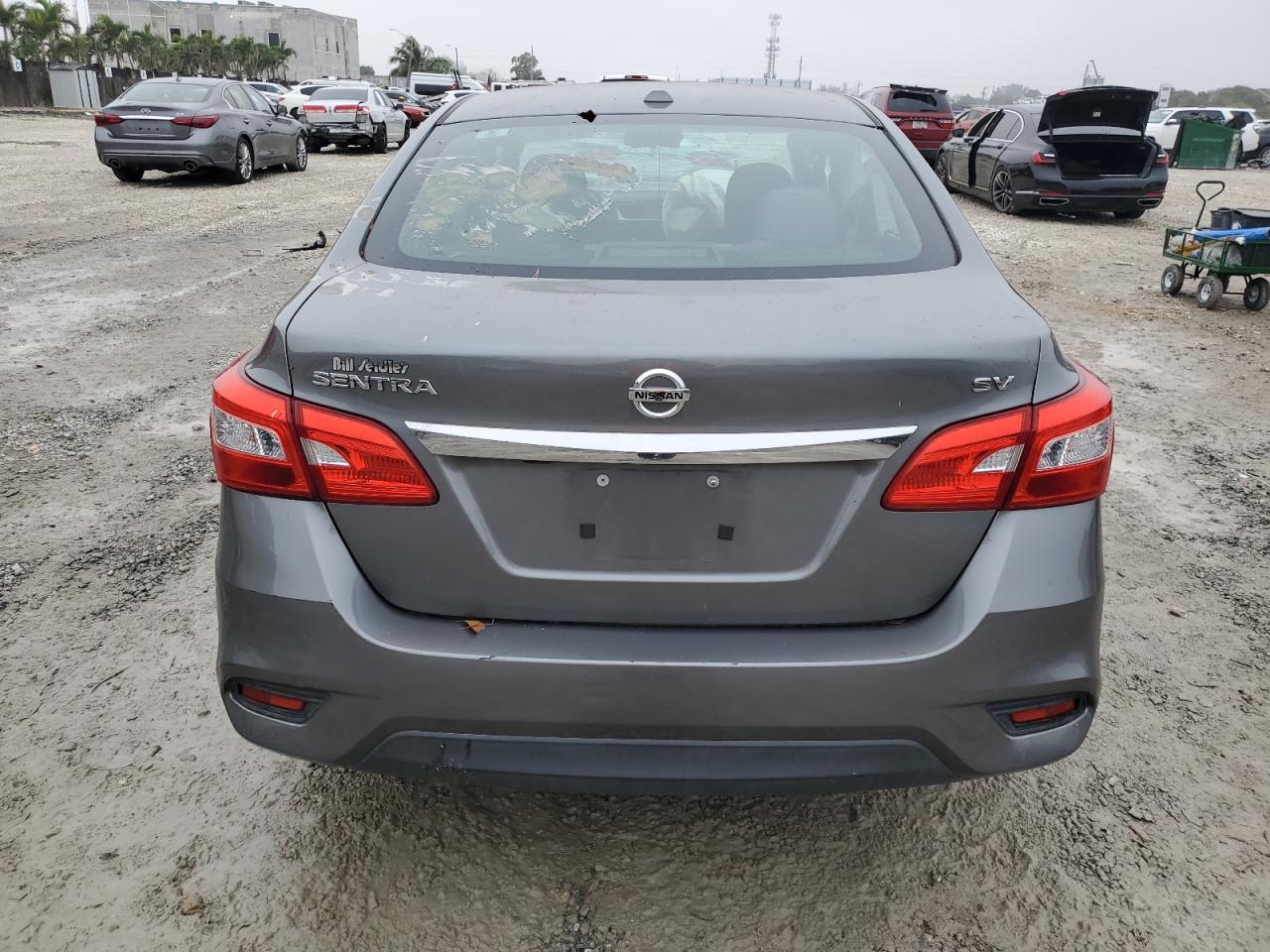 2017 Nissan Sentra VIN 3N1AB7AP0HY313685 Copart auction photo, front end / side damage thumbnail 6
