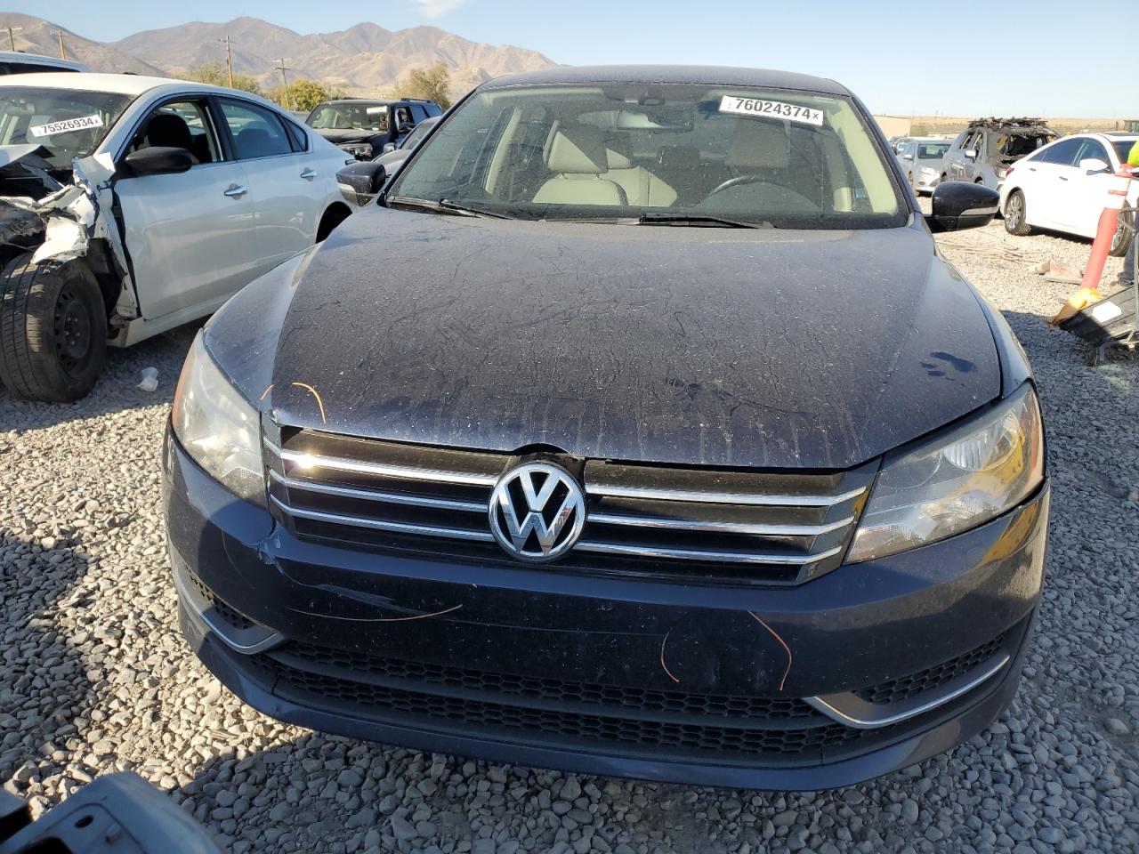 2014 Volkswagen Passat VIN 1VWBS7A33EC081308 Copart auction photo, rear end damage thumbnail 5