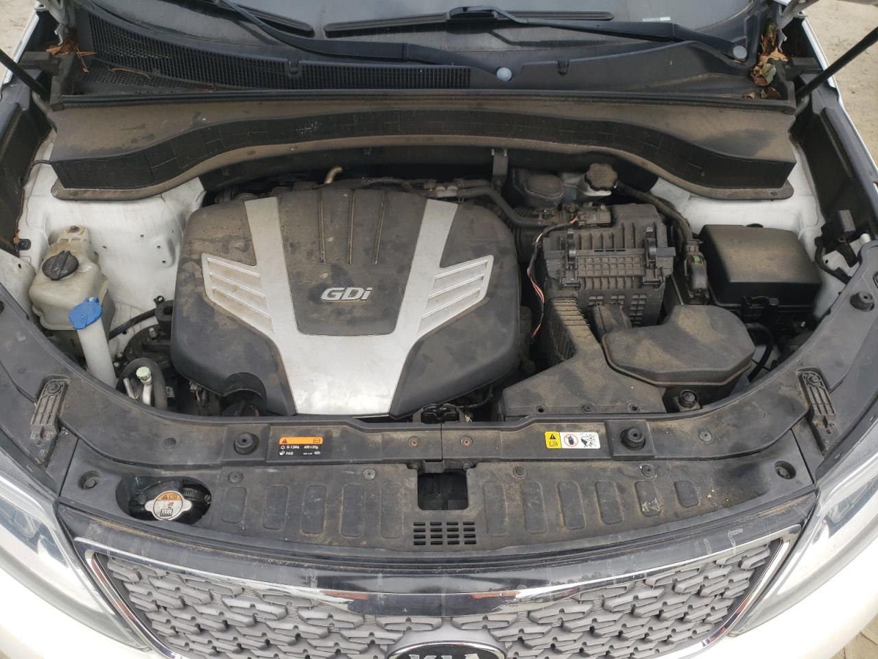 2014 KIA Sorento VIN 5XYKW4A75EG484114 Copart auction photo, undercarriage / front end damage thumbnail 13