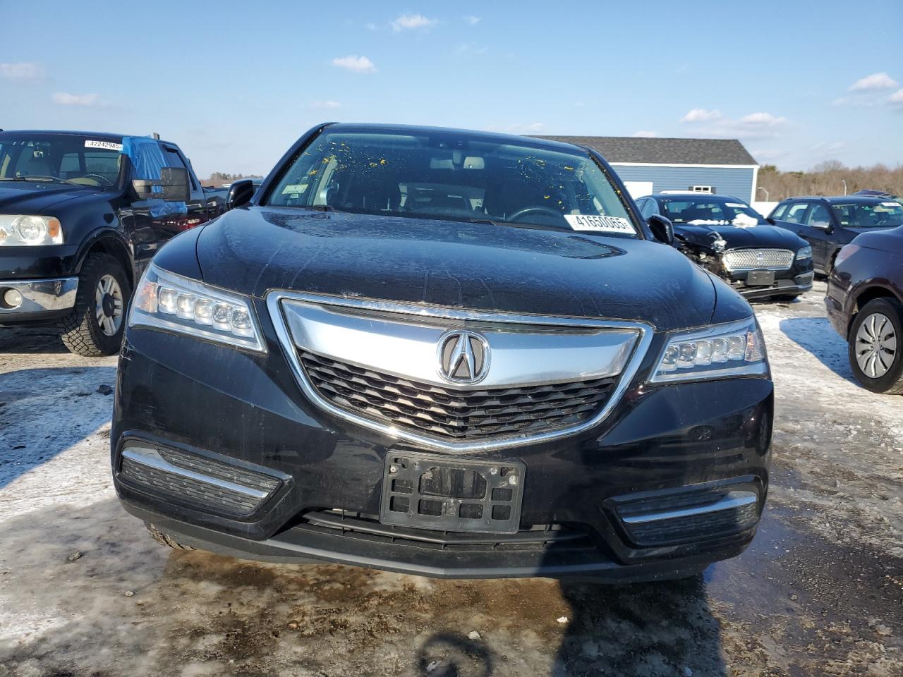 2014 Acura MDX VIN 5FRYD4H45EB010911 Copart auction photo, rear end / side damage thumbnail 5