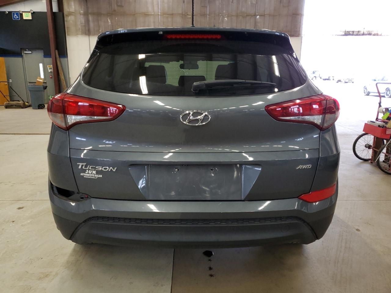 2017 Hyundai Tucson VIN KM8J3CA42HU256719 Copart auction photo, all over / vandalism damage thumbnail 6