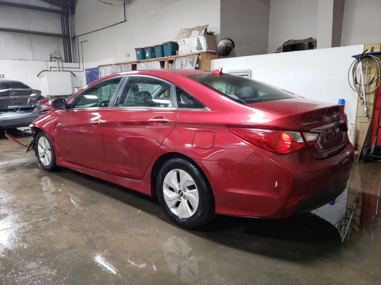 2014 Hyundai Sonata VIN 5NPEB4AC0EH816474 Copart auction photo, front end damage thumbnail 2