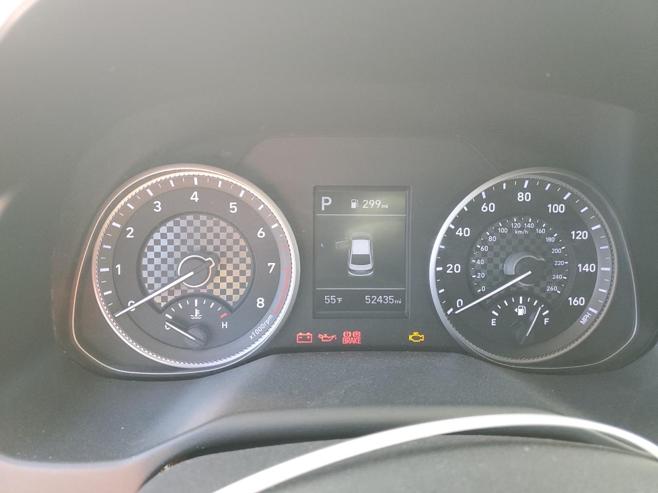 2020 Hyundai Elantra VIN KMHD84LF5LU038933 Copart auction photo, mechanical damage thumbnail 9