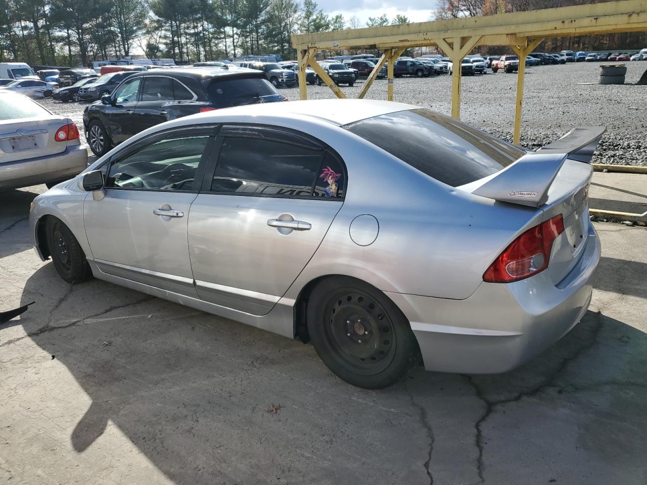 2007 Honda Civic VIN 1HGFA15827L082853 Copart auction photo, normal wear damage thumbnail 2