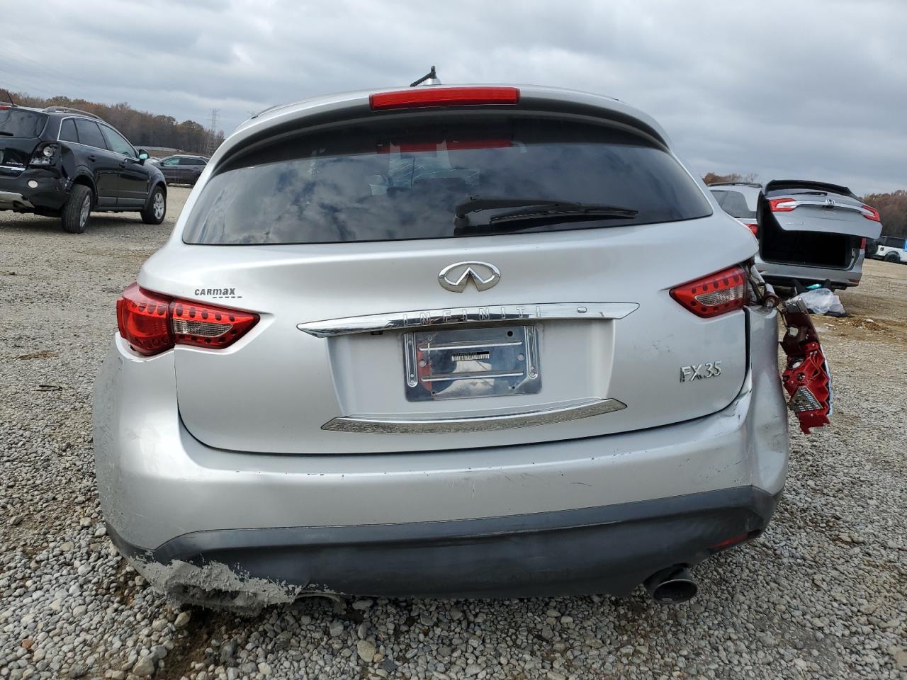 2012 Infiniti FX VIN JN8AS1MU3CM120345 Copart auction photo, all over / front end damage thumbnail 6