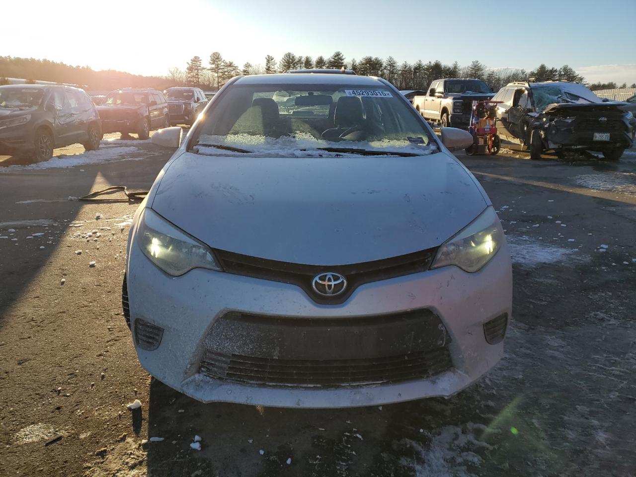 2014 Toyota Corolla VIN 2T1BURHE6EC037570 Copart auction photo, side / rear end damage thumbnail 5