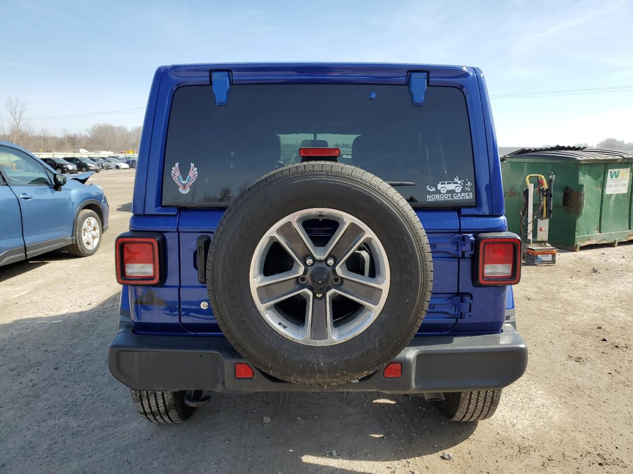 2018 Jeep Wrangler VIN 1C4HJXEGXJW213664 Copart auction photo, front end damage thumbnail 6