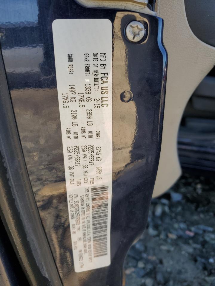 2015 Dodge Caravan VIN 2C4RDGBG2FR709669 Copart auction photo, front end damage thumbnail 14