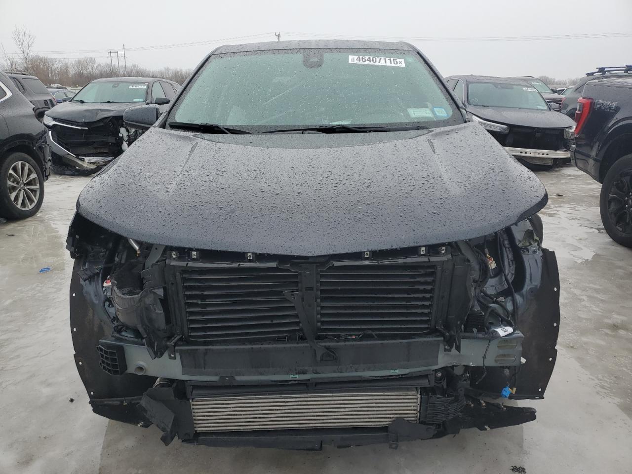 2022 Chevrolet Equinox VIN 3GNAXUEV1NS162500 Copart auction photo, front end / side damage thumbnail 5