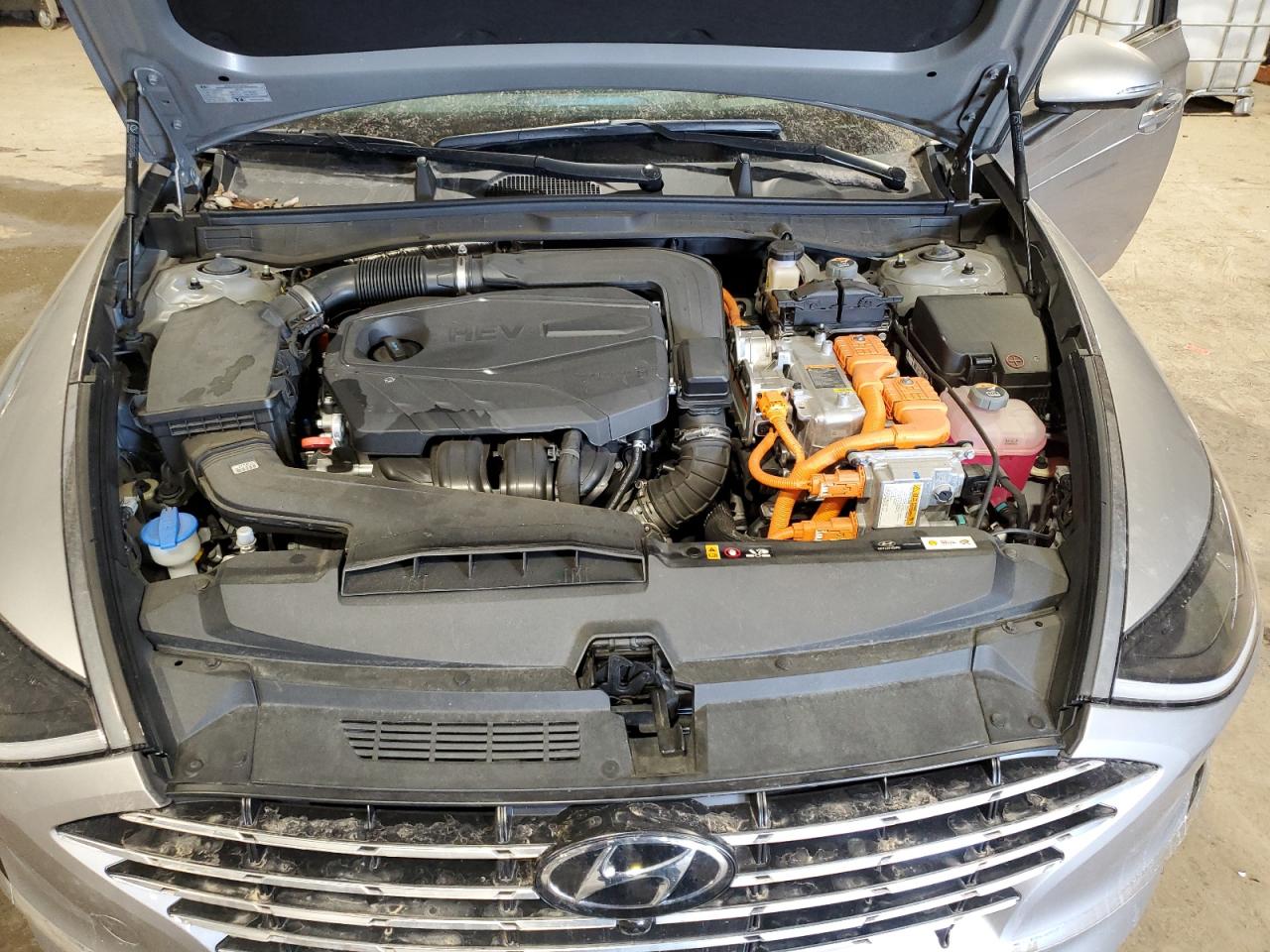 2021 Hyundai Sonata VIN KMHL54JJ9MA024337 Copart auction photo, front end / mechanical damage thumbnail 11