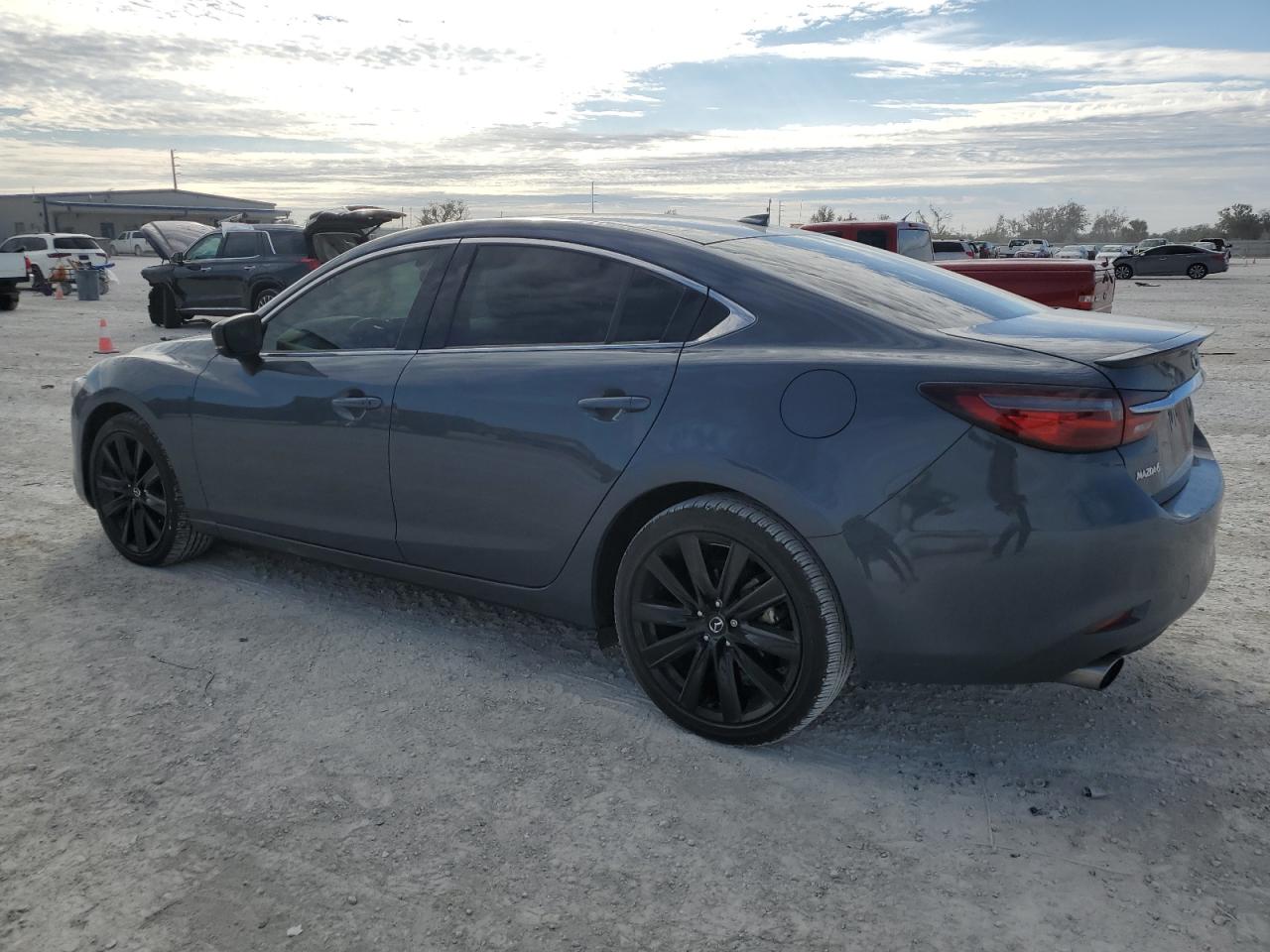 2021 Mazda 6 VIN JM1GL1WY6M1618139 Copart auction photo, side damage thumbnail 2