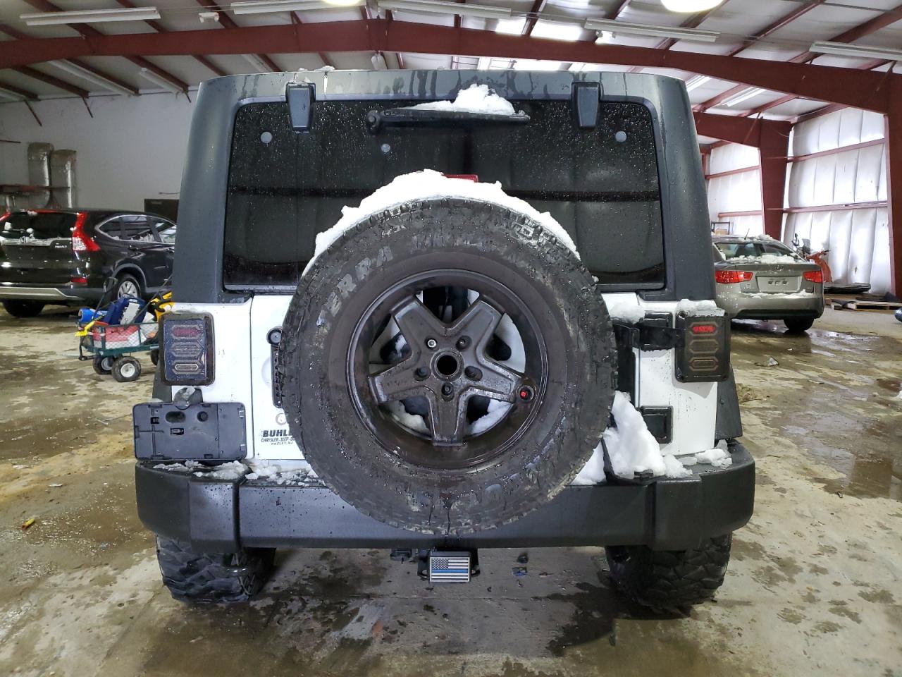 2013 Jeep Wrangler VIN 1C4BJWDG5DL669336 Copart auction photo, front end / minor dent/scratches damage thumbnail 6