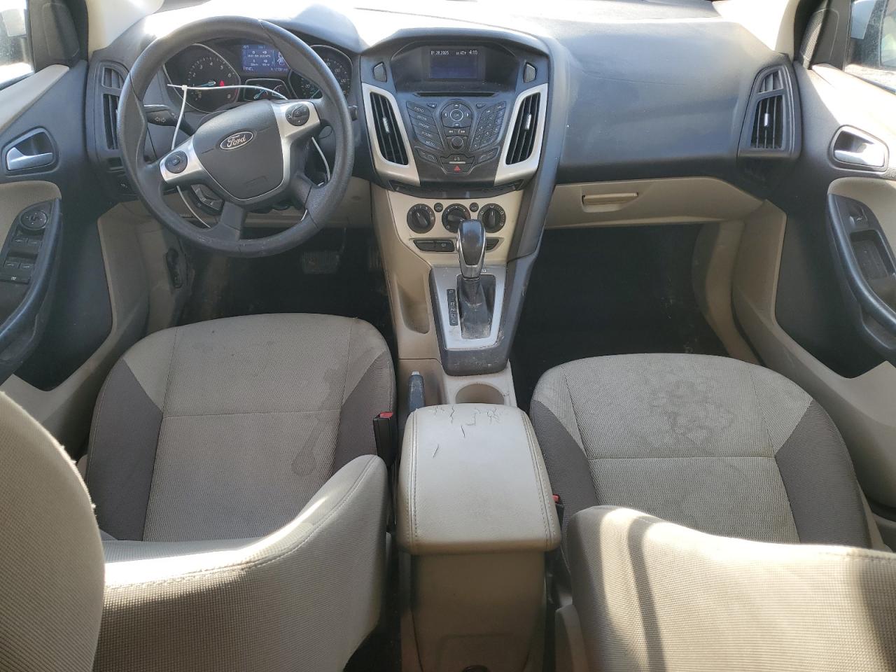 2014 Ford Focus VIN 1FADP3F29EL170537 Copart auction photo, front end / undercarriage damage thumbnail 8