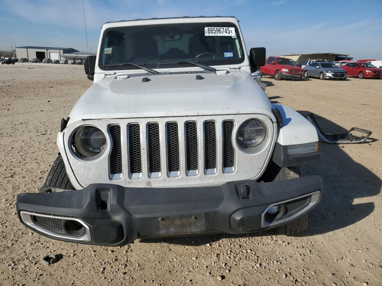 2019 Jeep Wrangler VIN 1C4HJXEG8KW570536 Copart auction photo, front end / undercarriage damage thumbnail 5