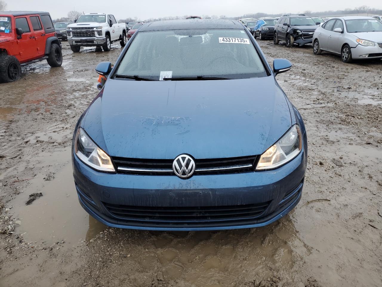 2016 Volkswagen Golf VIN 3VW217AU2GM011179 Copart auction photo, rear end damage thumbnail 5