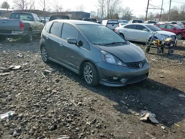 2013 Honda Fit VIN JHMGE8H57DC006010 Copart auction photo, front end / side damage thumbnail 11