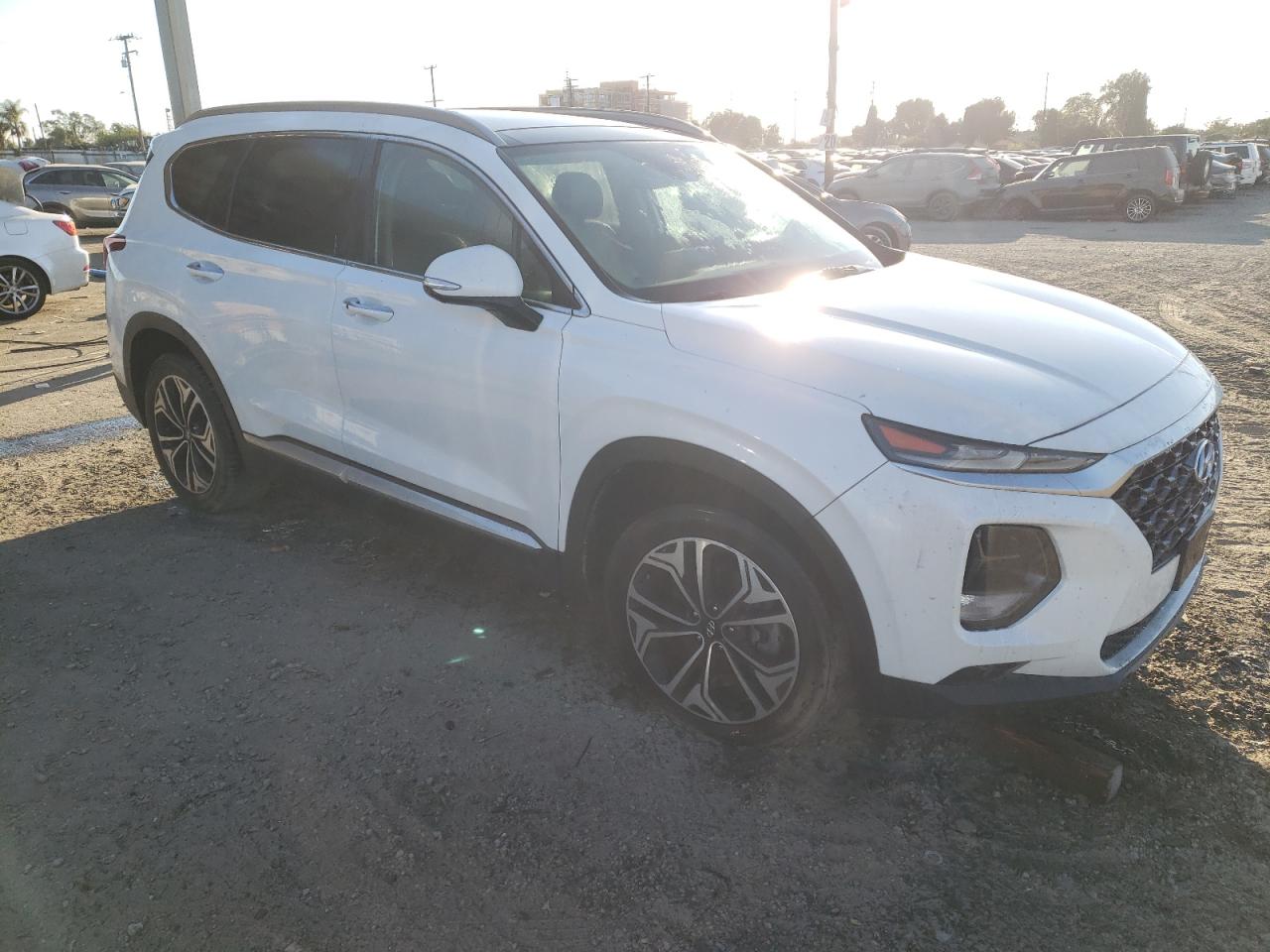 2019 Hyundai Santa Fe VIN 5NMS53AA6KH112808 Copart auction photo, side damage thumbnail 4