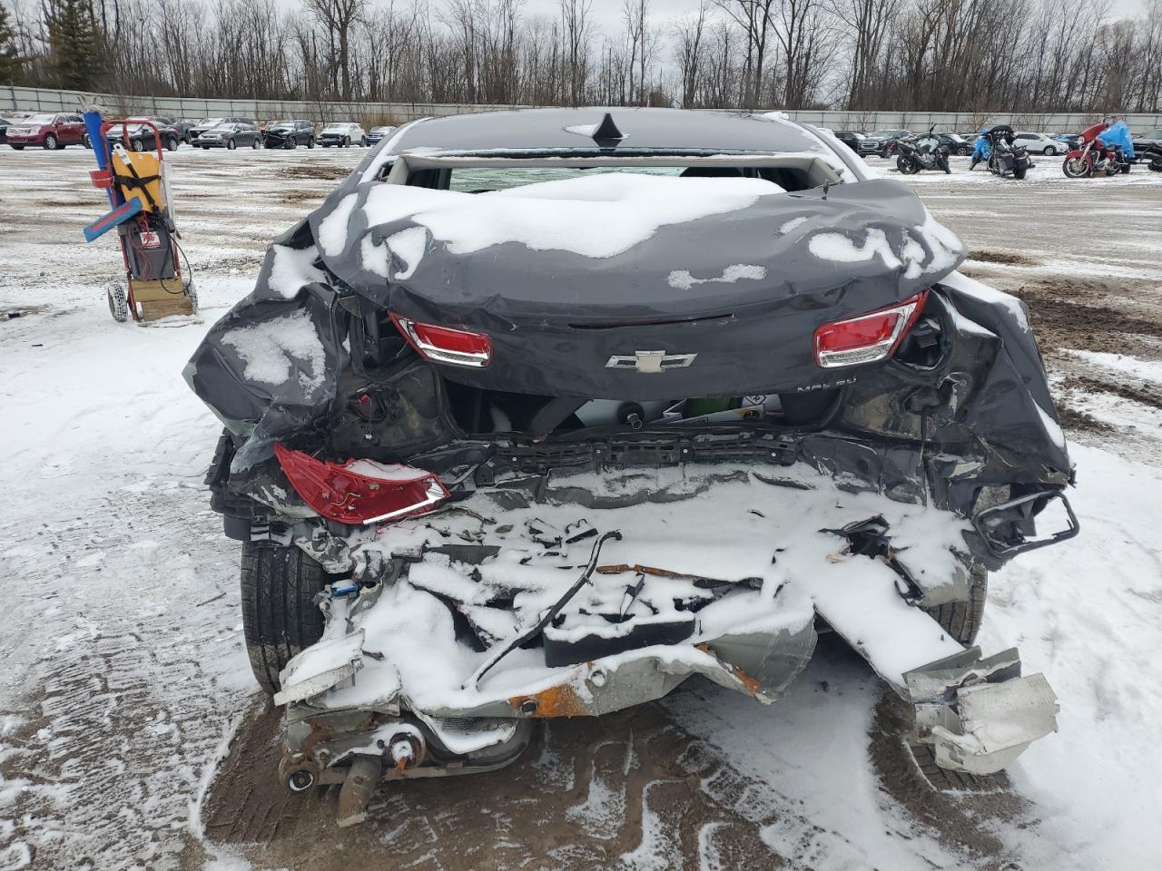 2013 Chevrolet Malibu VIN 1G11B5SA5DF135018 Copart auction photo, rear end / side damage thumbnail 6