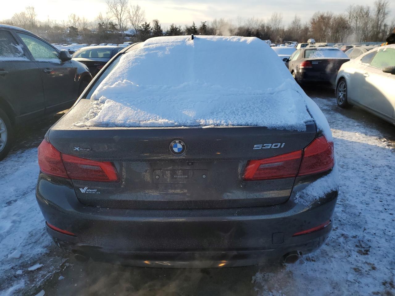 2018 BMW 5er VIN WBAJA7C58JG909224 Copart auction photo, front end damage thumbnail 6