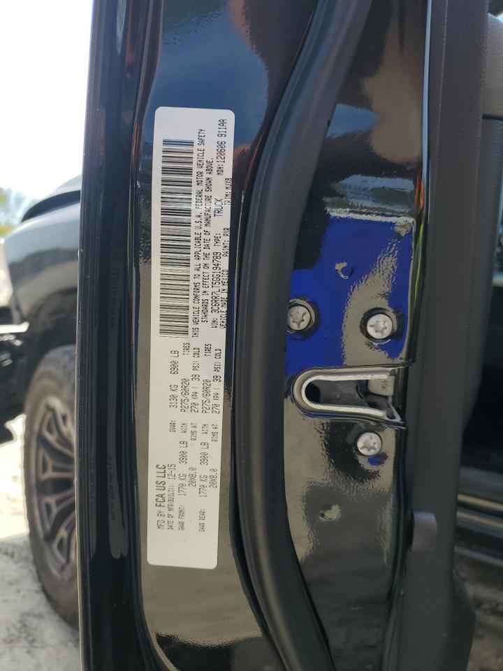 2016 RAM 1500 VIN 3C6RR7LT5GG194789 Copart auction photo, front end / rear end damage thumbnail 14