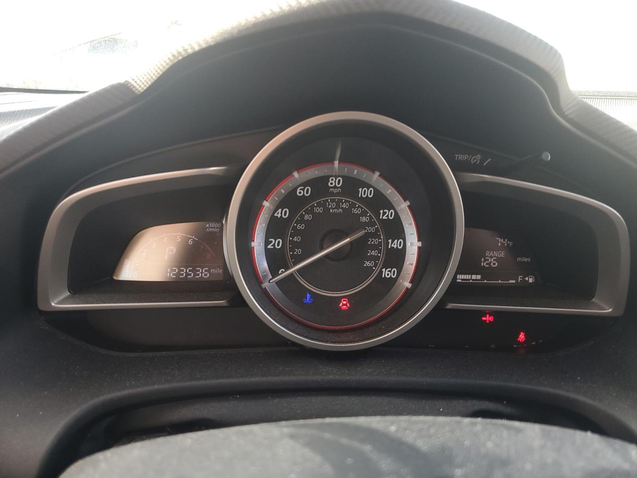 2014 Mazda 3 VIN JM1BM1U71E1187616 Copart auction photo, side damage thumbnail 9