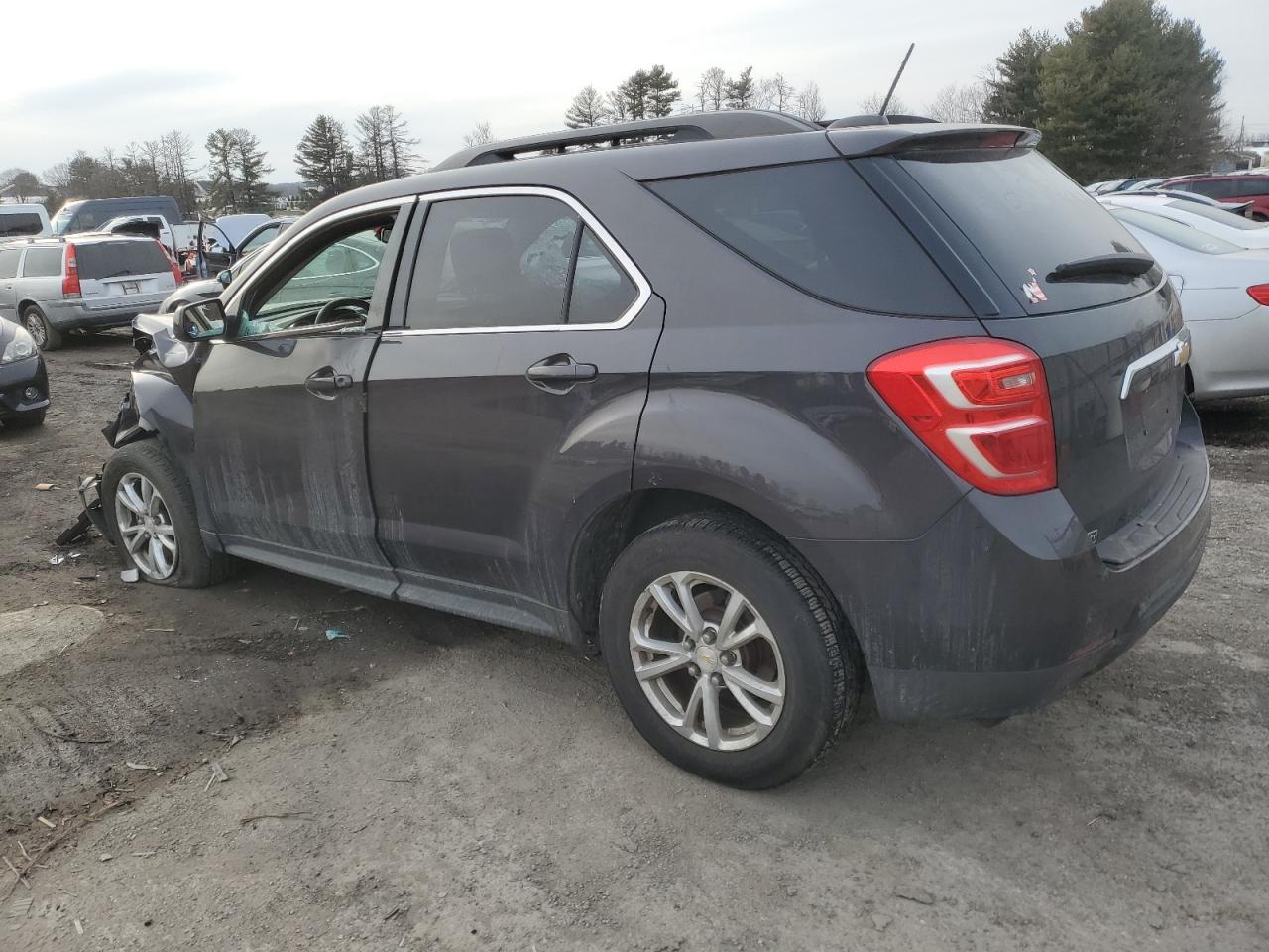 2016 Chevrolet Equinox VIN 2GNALCEK4G6206602 Copart auction photo, front end / side damage thumbnail 2