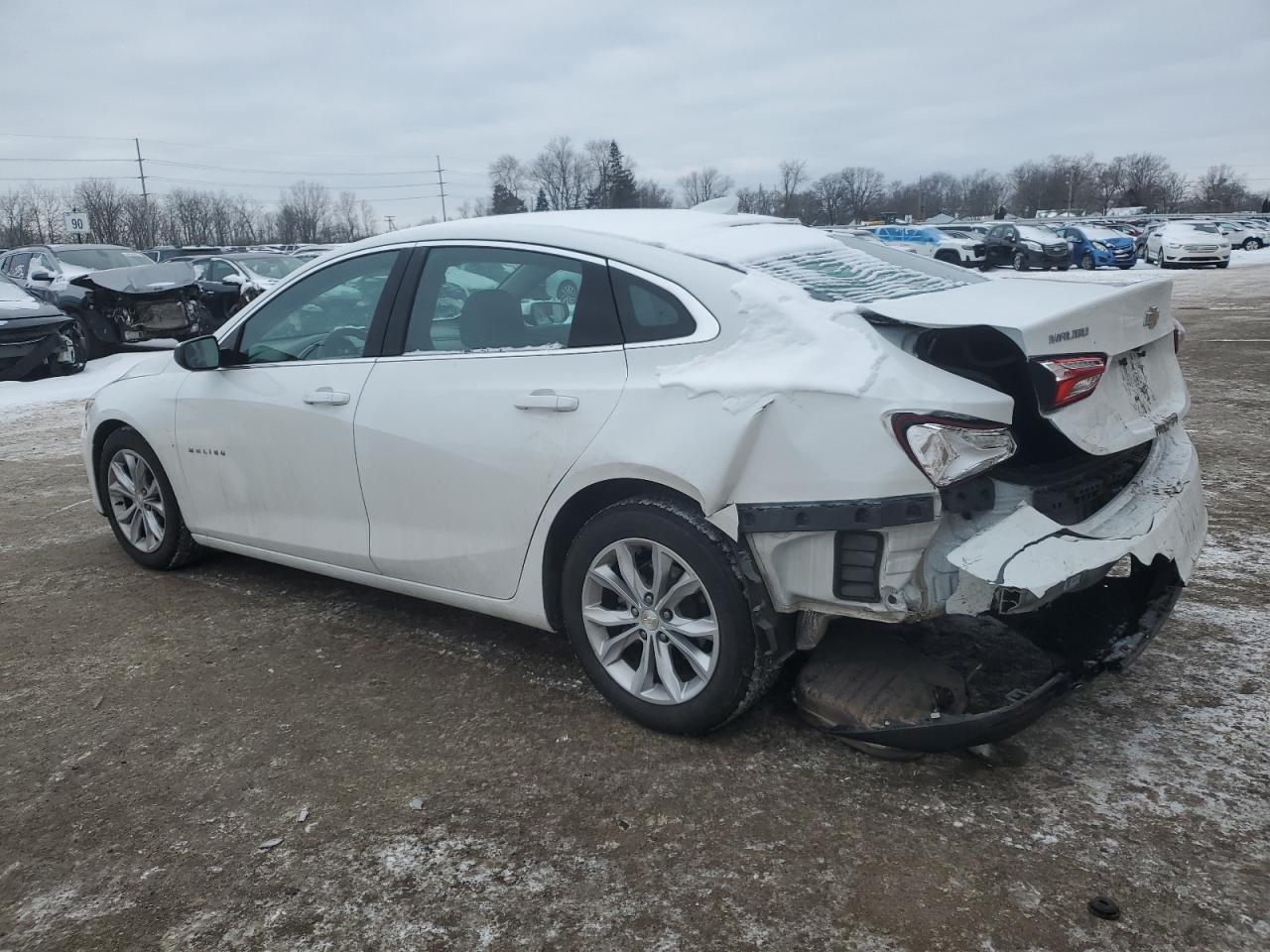 2021 Chevrolet Malibu VIN 1G1ZD5ST1MF055780 Copart auction photo, rear end / front end damage thumbnail 2