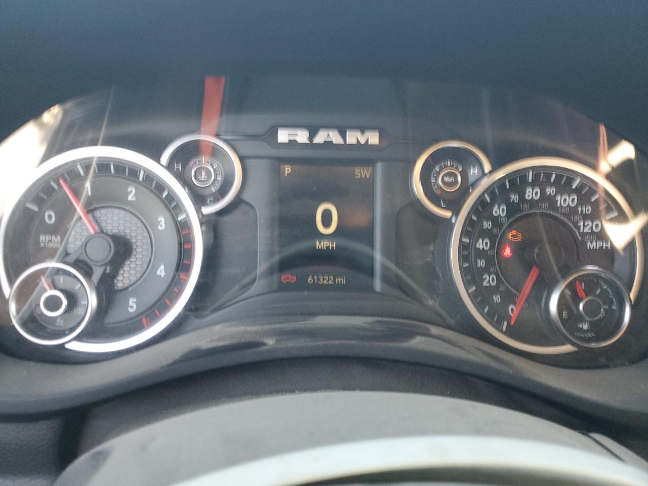 2020 RAM 2500 VIN 3C6UR5CL9LG252721 Copart auction photo, front end damage thumbnail 9