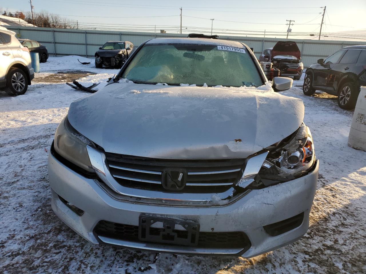 2014 Honda Accord VIN 1HGCR2F36EA281353 Copart auction photo, front end / side damage thumbnail 5