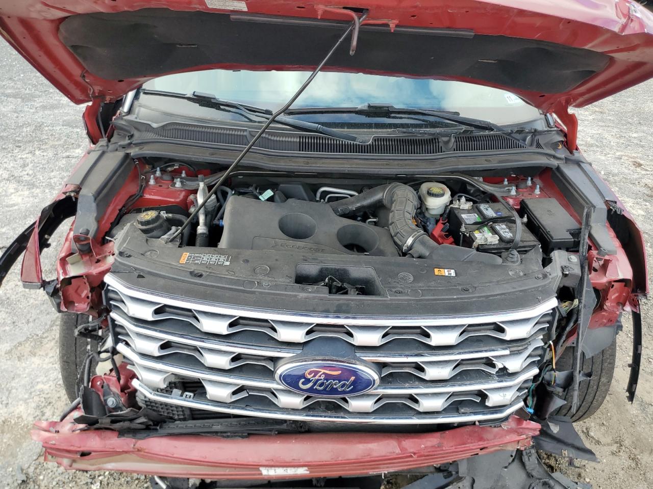 2017 Ford Explorer VIN 1FM5K7FH9HGB50693 Copart auction photo, front end damage thumbnail 13