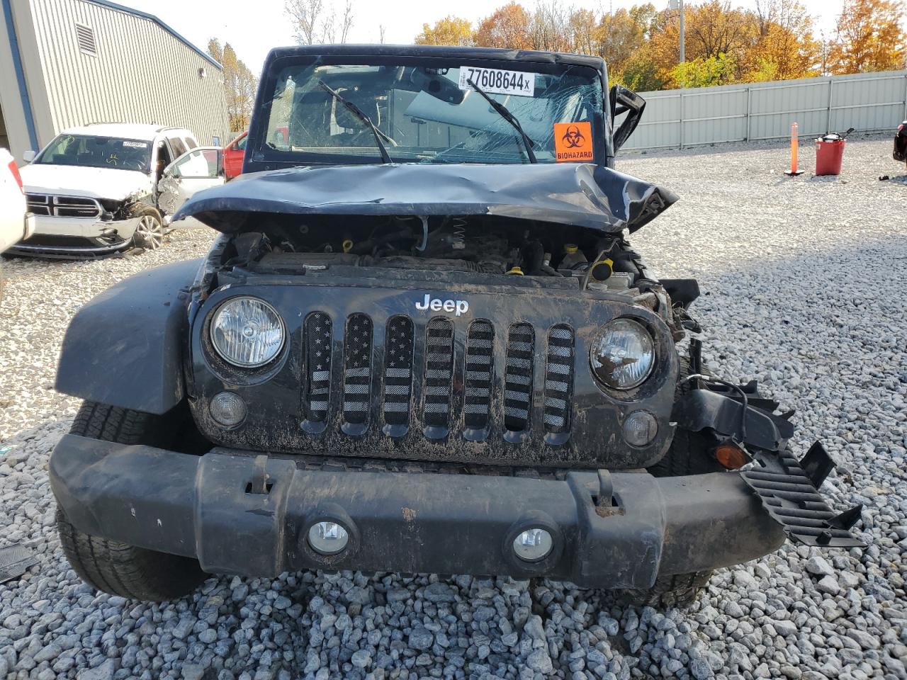 2016 Jeep Wrangler VIN 1C4BJWDG9GL119318 Copart auction photo, rollover damage thumbnail 5